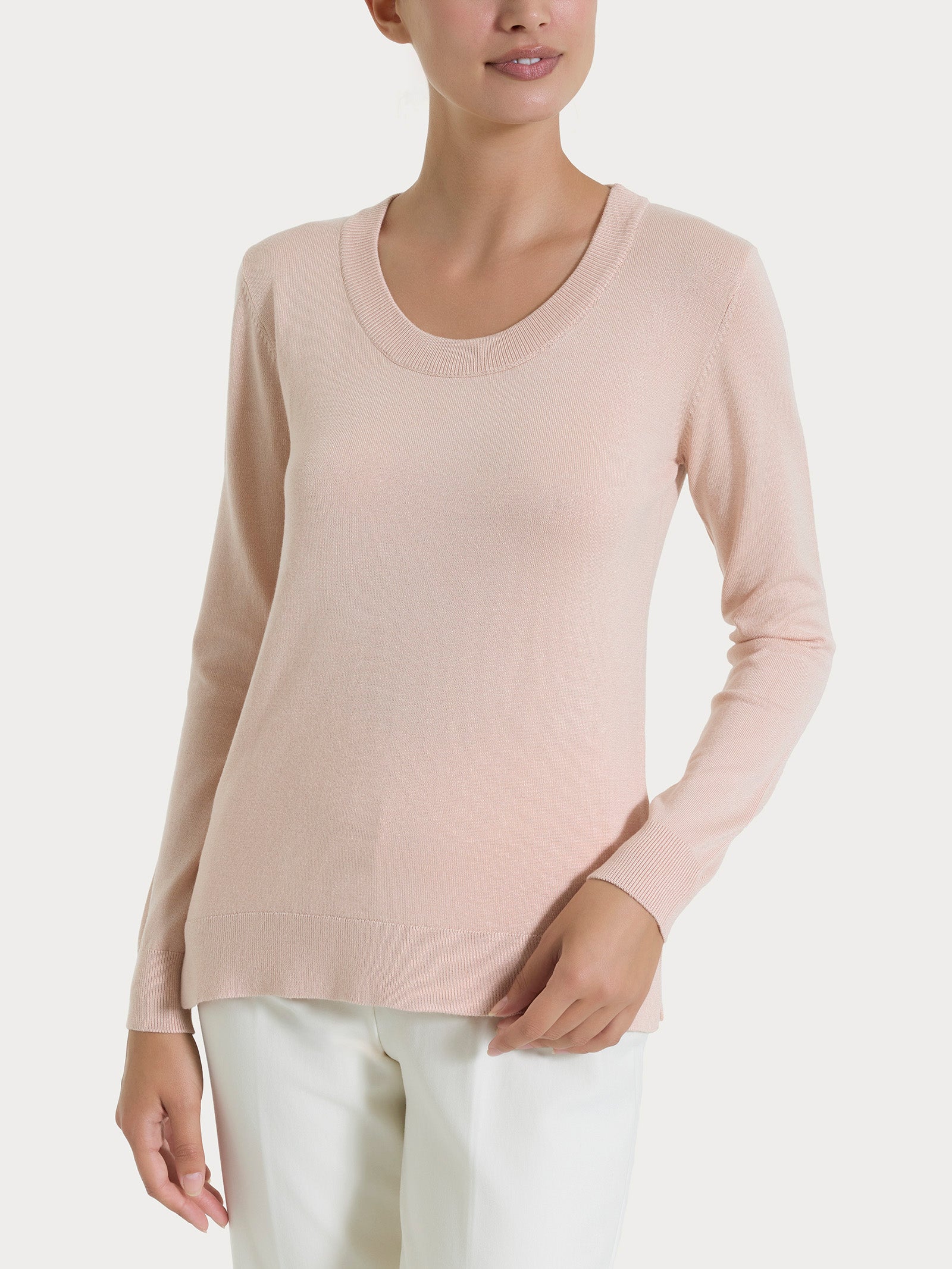 Maglia con scollo madonna Four Seasons Rosa Donna - Ragno