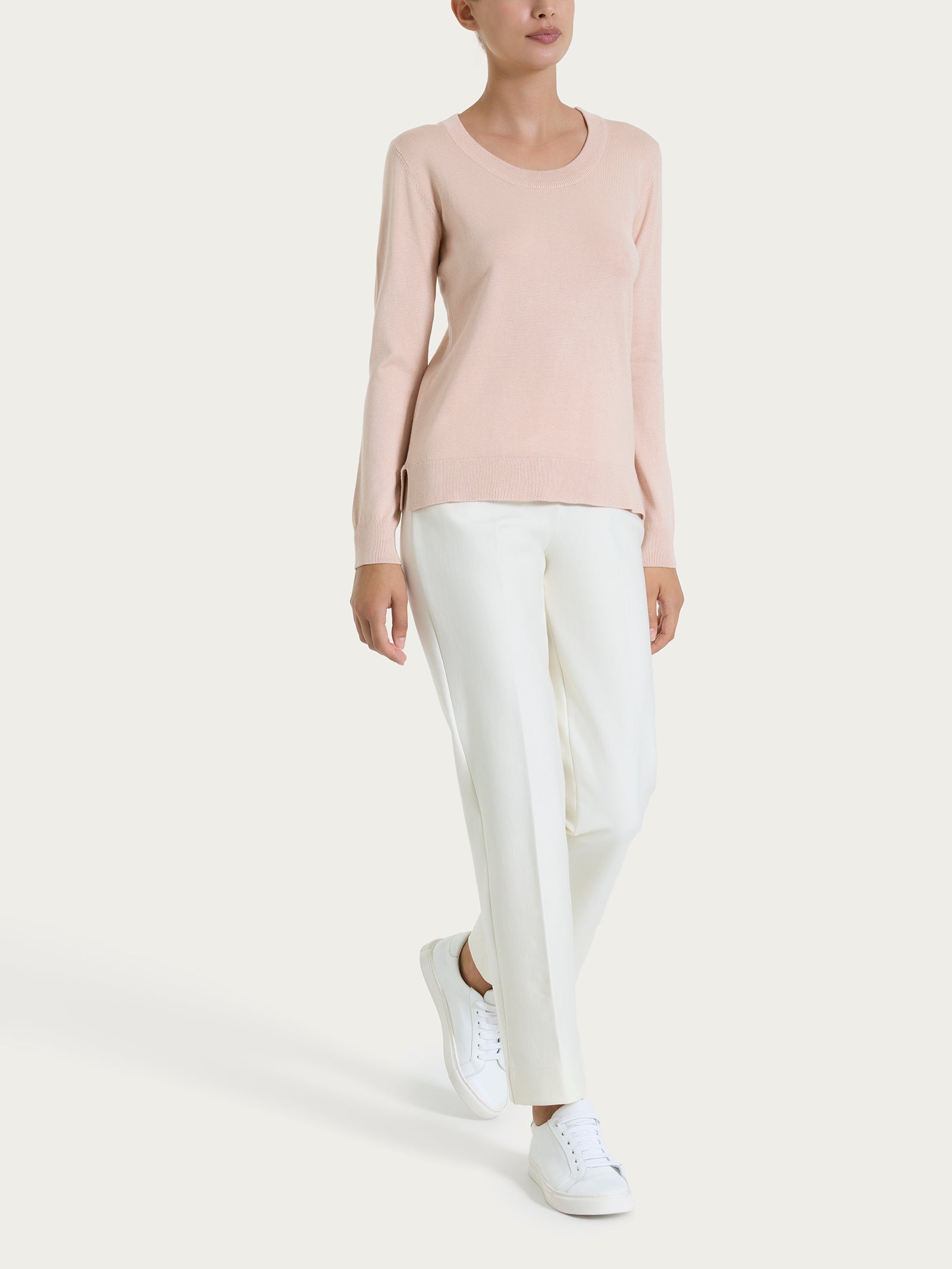 Maglia con scollo madonna Four Seasons Rosa Donna - Ragno