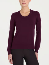 Maglia con scollo madonna Four Seasons Viola Donna - Ragno