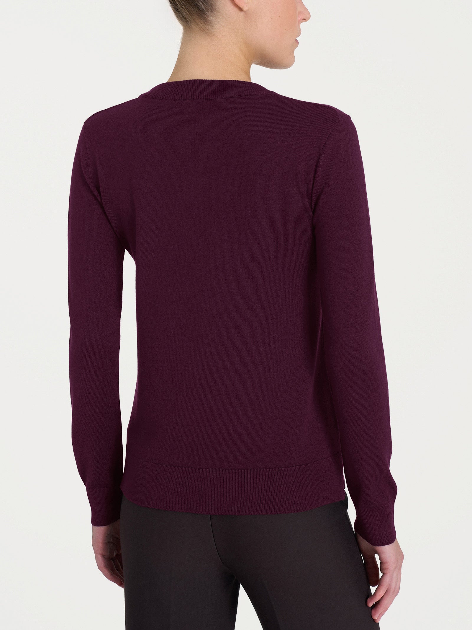 Maglia con scollo madonna Four Seasons Viola Donna - Ragno