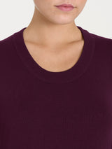 Maglia con scollo madonna Four Seasons Viola Donna - Ragno