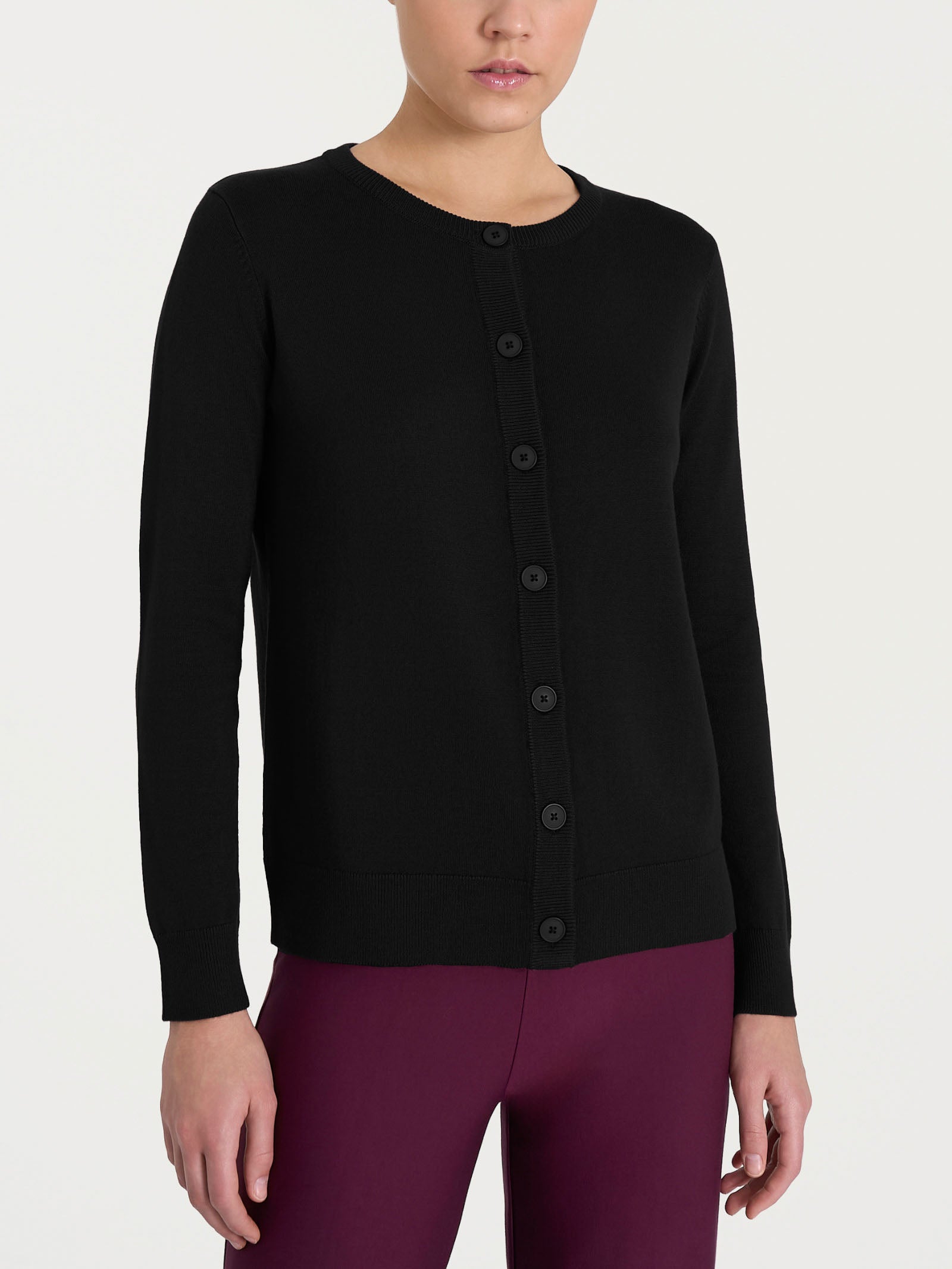 Cardigan con bottoni Four Seasons Neri Donna - Ragno