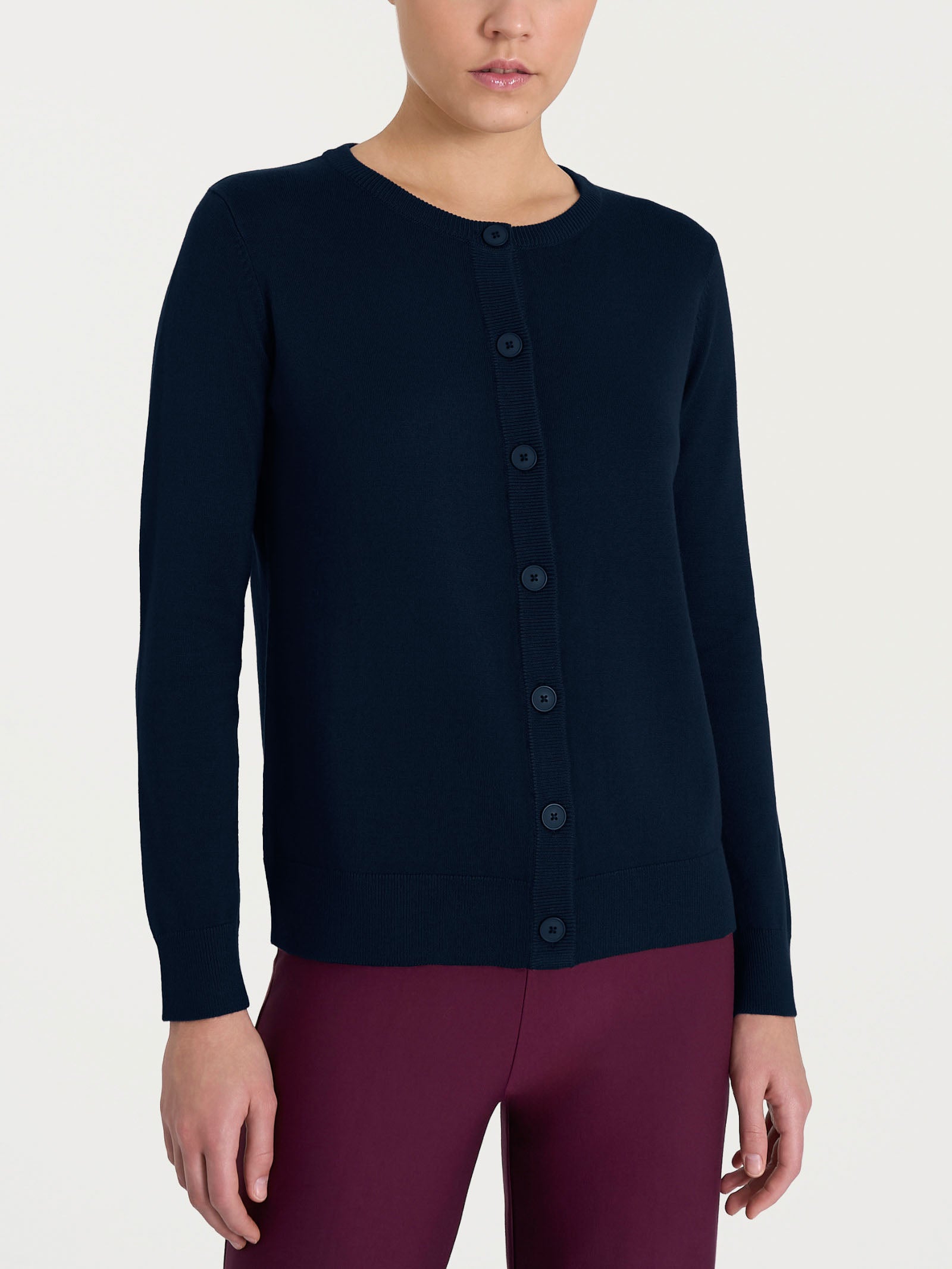 Cardigan con bottoni Four Seasons Blu Donna - Ragno