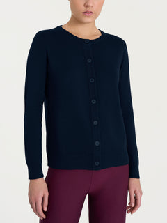 Cardigan con bottoni Four Seasons Blu Donna - Ragno