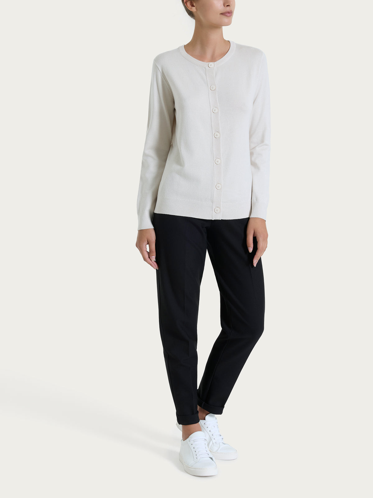 Dr Ragno Four Seasons buttoned cardigan - Champignon โ Ragno