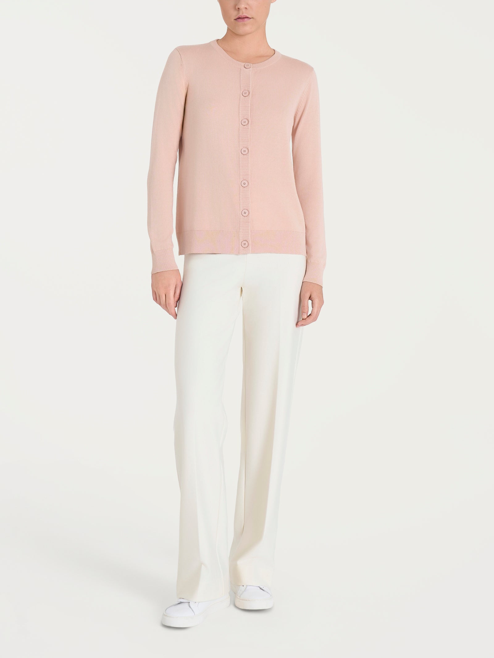 Cardigan con bottoni Four Seasons Rosa Donna - Ragno