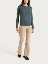 Four Seasons Gray Women's Button-Down Cardigan - Ragno