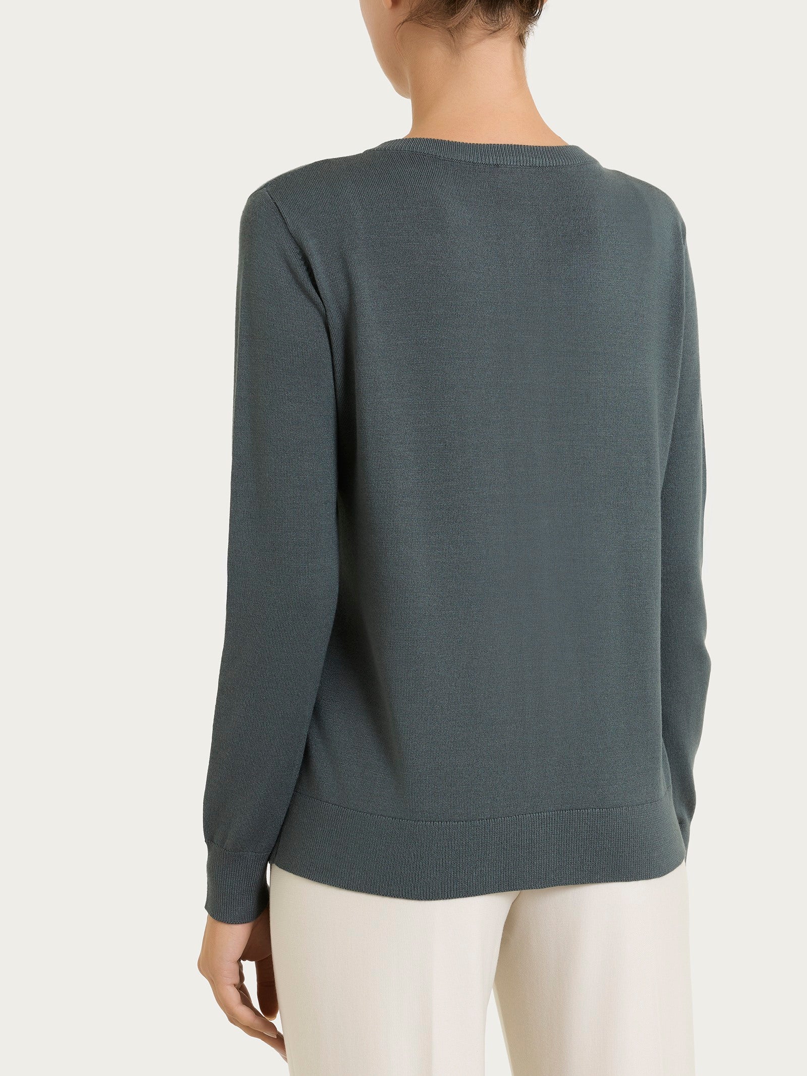 Four Seasons Gray Women's Button-Down Cardigan - Ragno