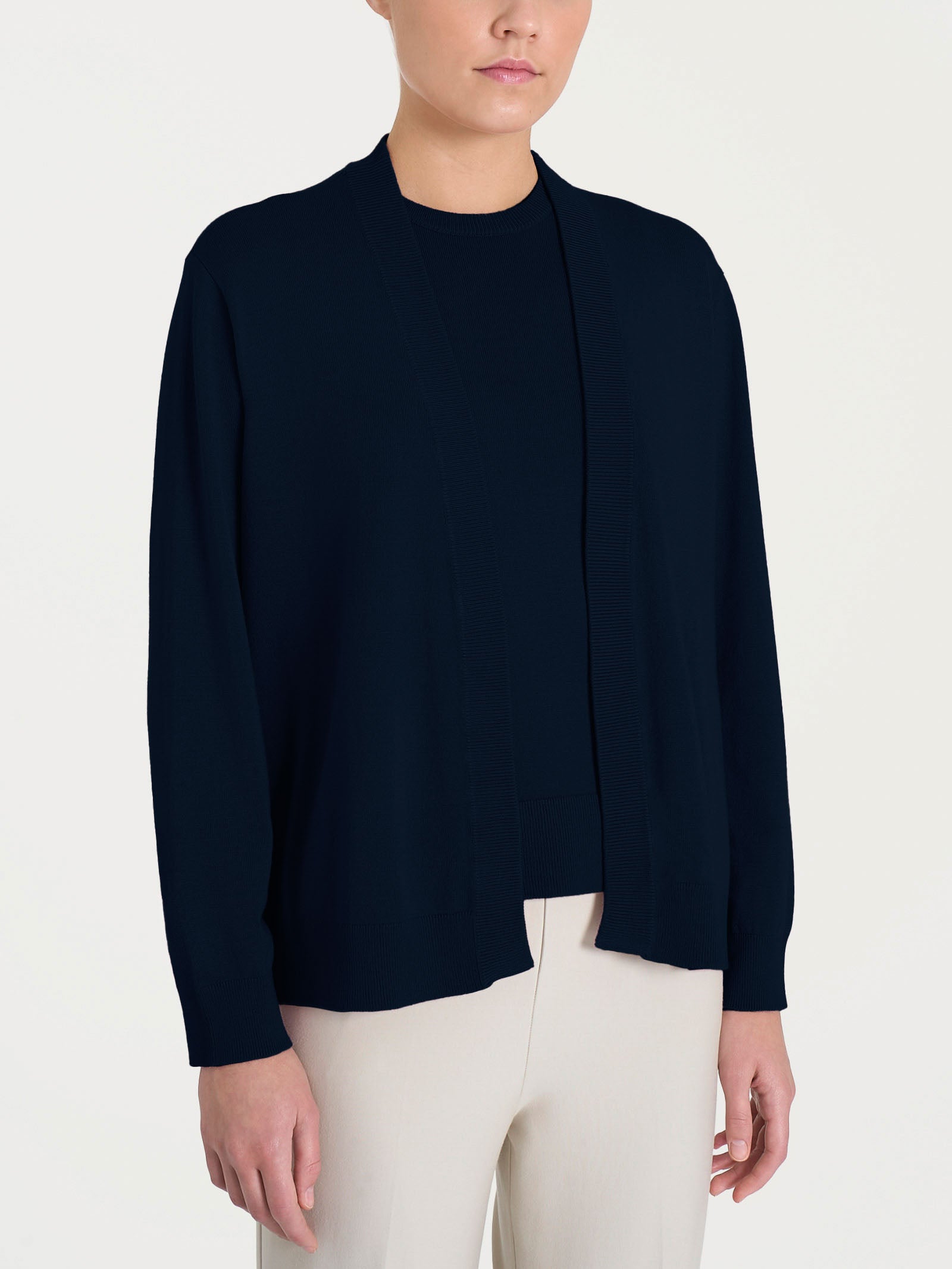 Cardigan corto Four Seasons Blu Donna - Ragno