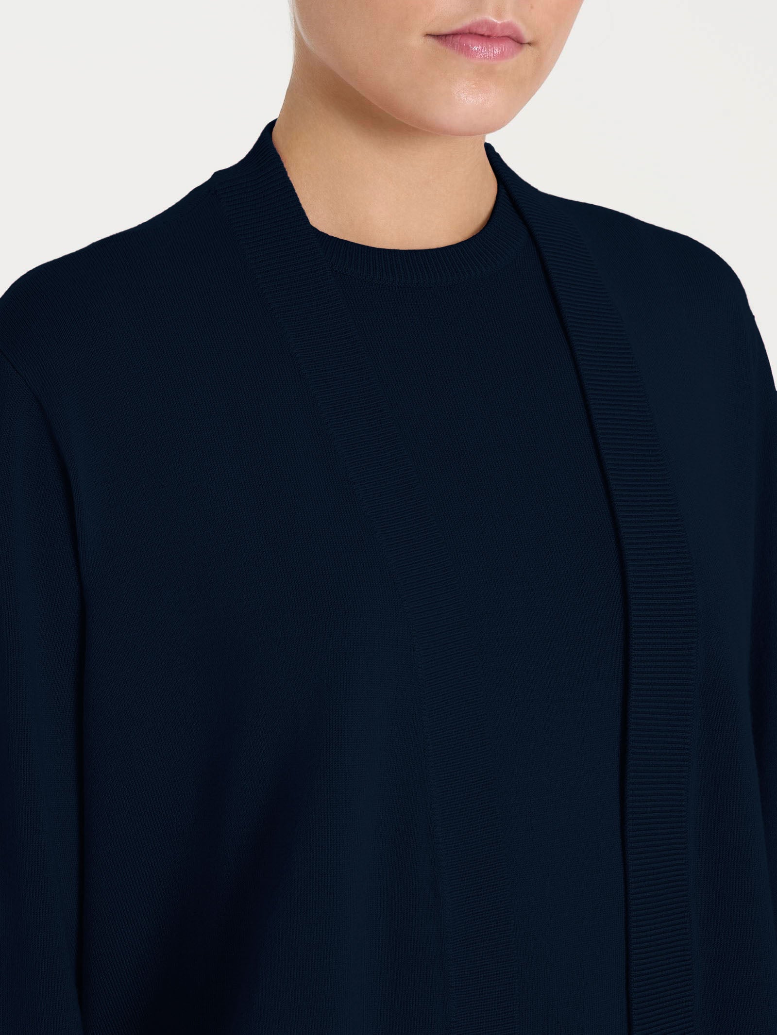 Cardigan corto Four Seasons Blu Donna - Ragno
