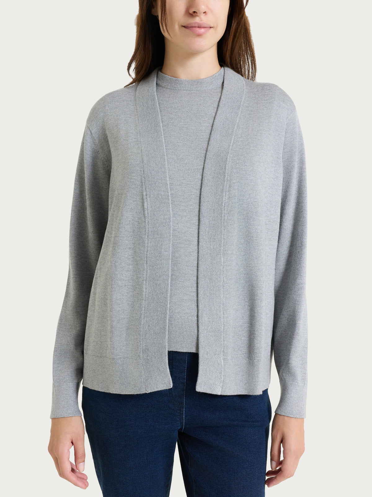 Kurze Strickjacke „Four Seasons“ in Nero für Damen – Ragno