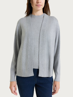Cardigan corto Four Seasons Neri Donna - Ragno