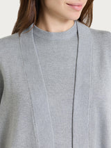 Kurze Strickjacke „Four Seasons“ in Nero für Damen – Ragno