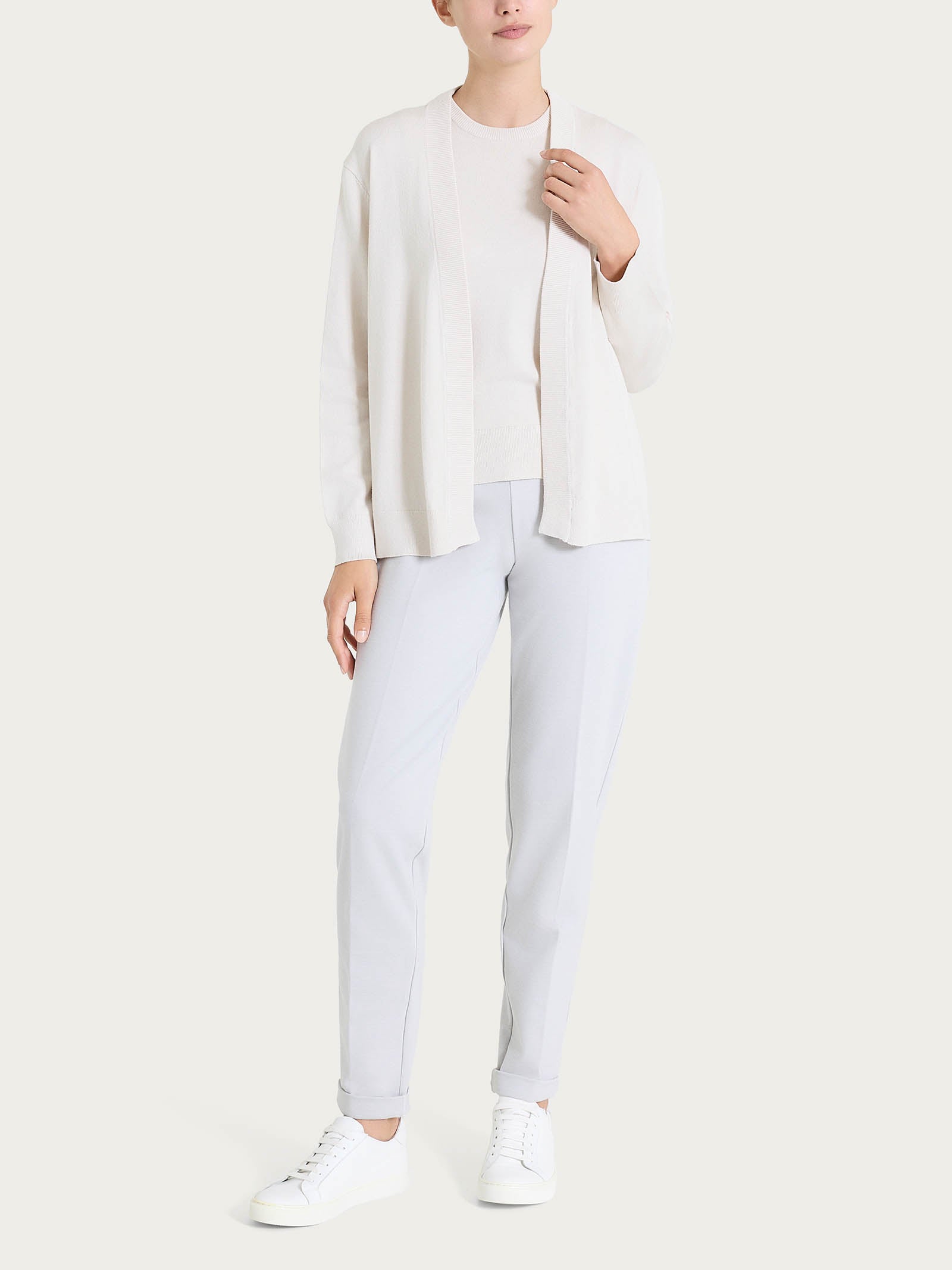 Cardigan corto Four Seasons Bianchi Donna - Ragno