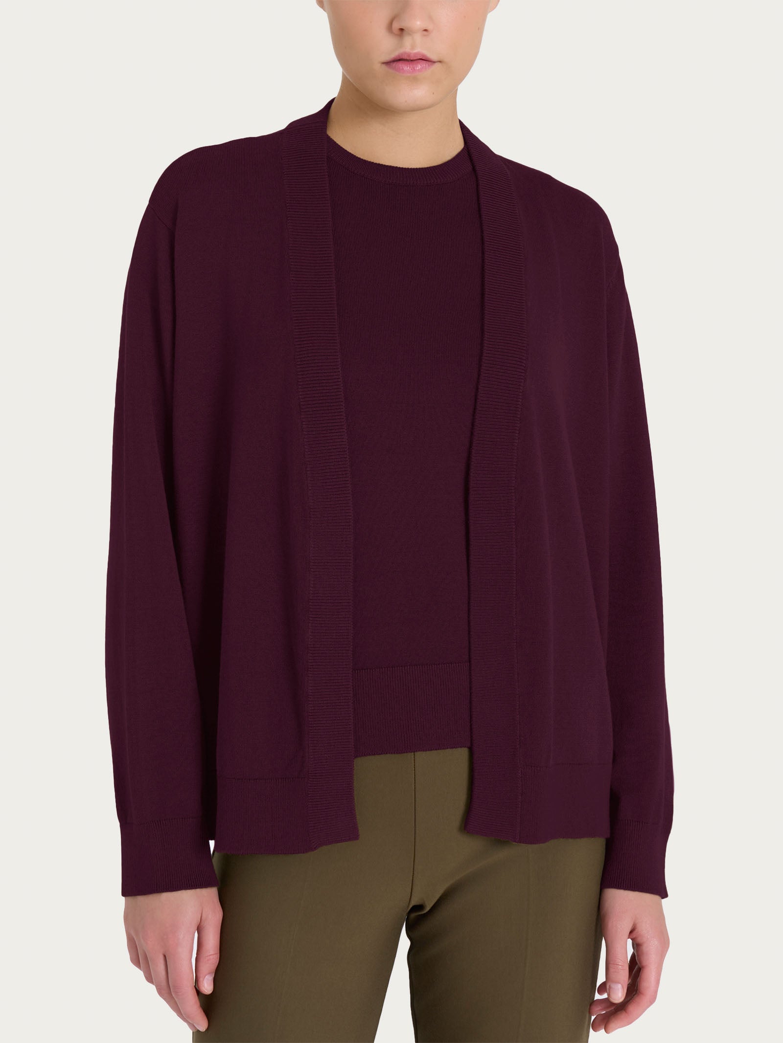 Cardigan corto Four Seasons Viola Donna - Ragno