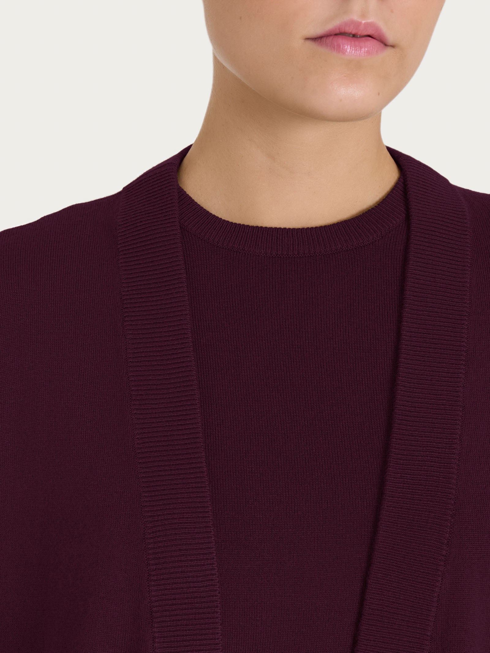 Cardigan corto Four Seasons Viola Donna - Ragno