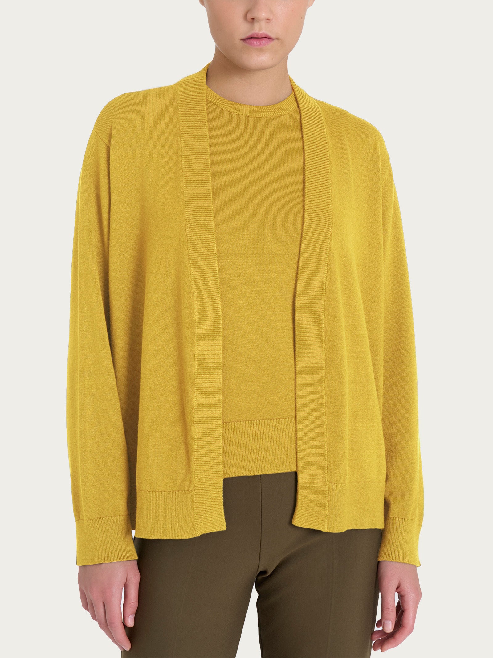 Cardigan corto Four Seasons Gialli Donna - Ragno