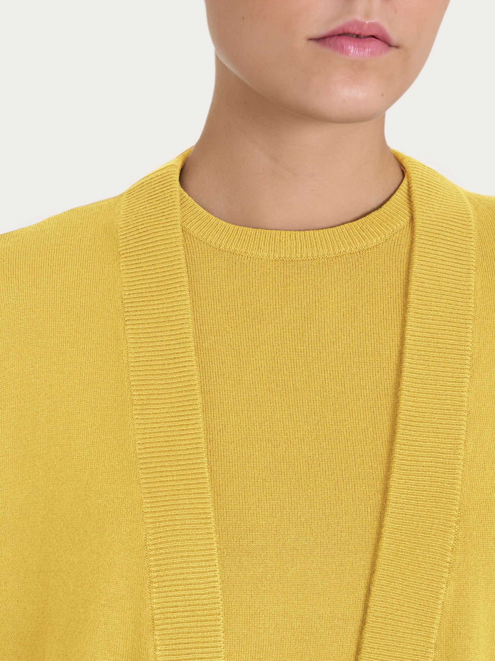 Cardigan corto Four Seasons Gialli Donna - Ragno