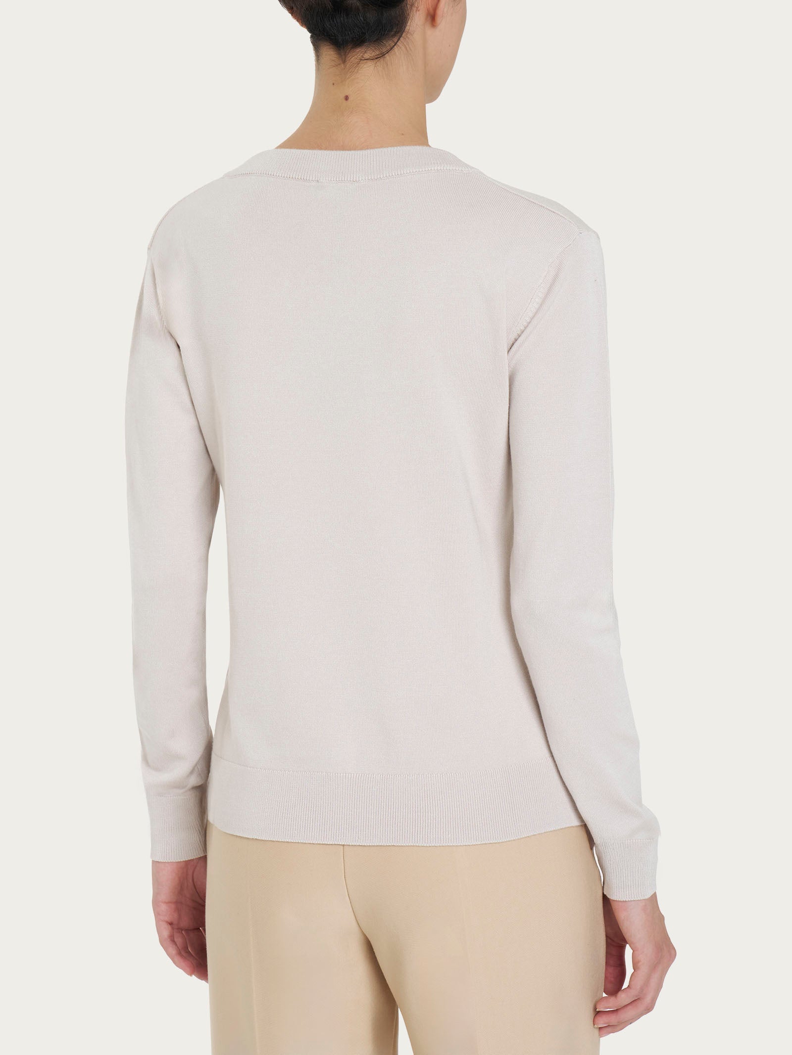 Maglia con scollo a V Four Seasons Bianchi Donna - Ragno