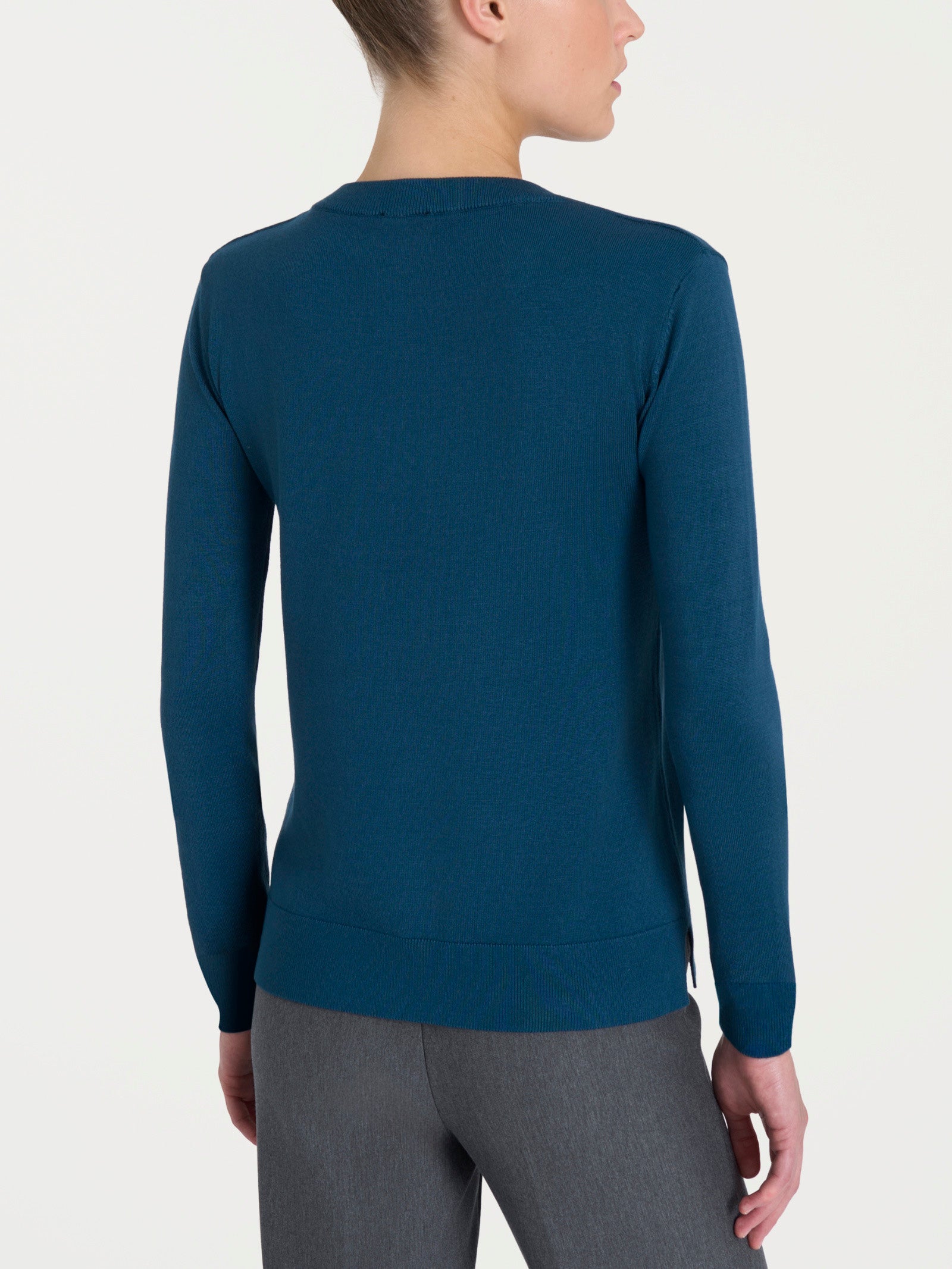 Maglia con scollo a V Four Seasons Blu Donna - Ragno