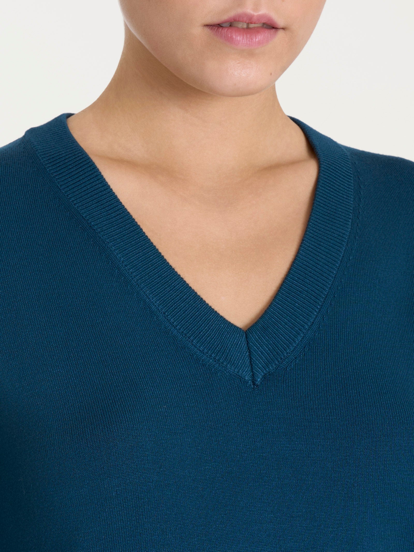 Maglia con scollo a V Four Seasons Blu Donna - Ragno
