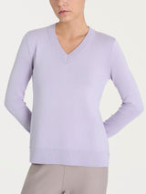 Maglia con scollo a V Four Seasons Rosa Donna - Ragno