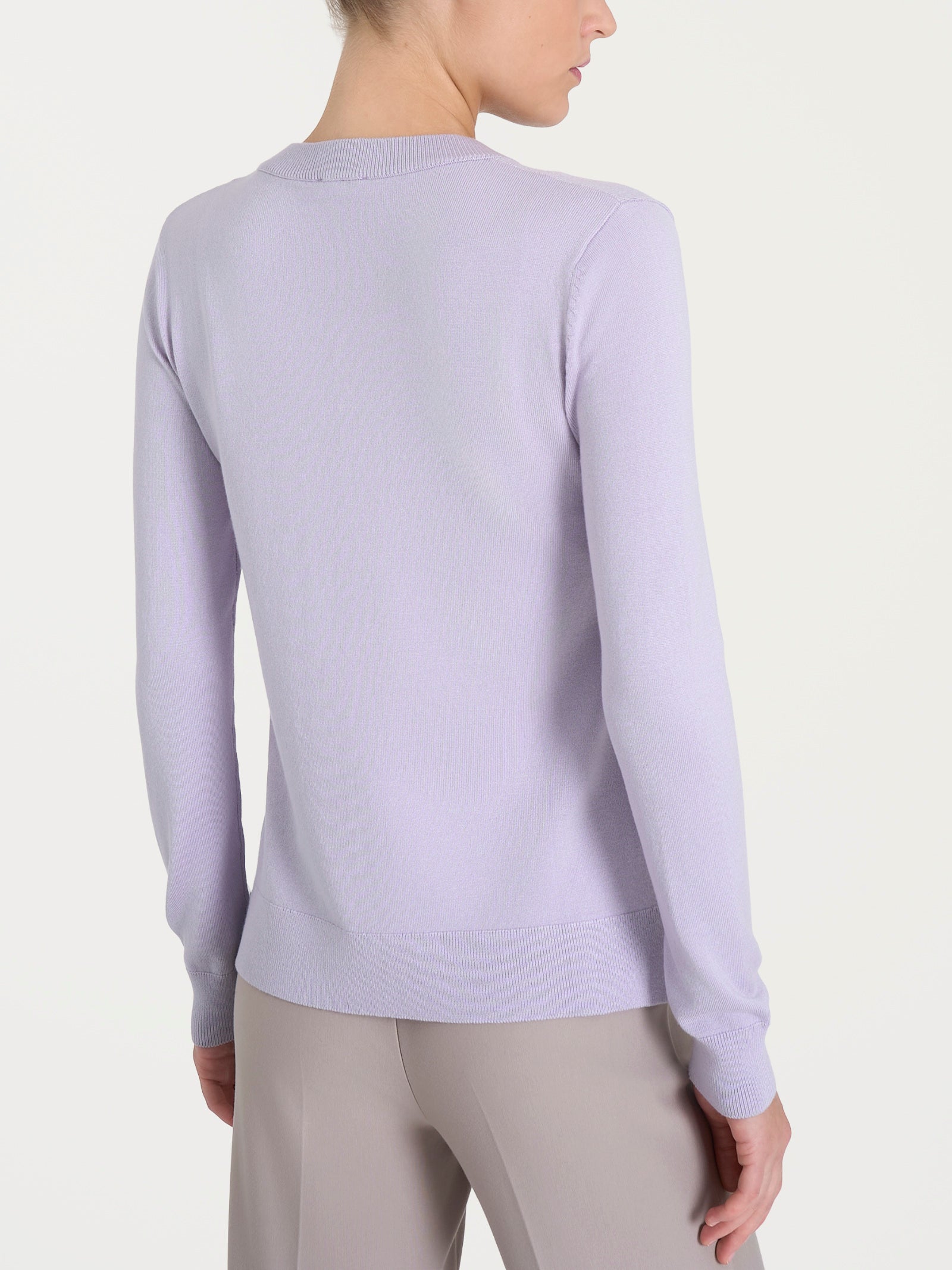 Maglia con scollo a V Four Seasons Rosa Donna - Ragno
