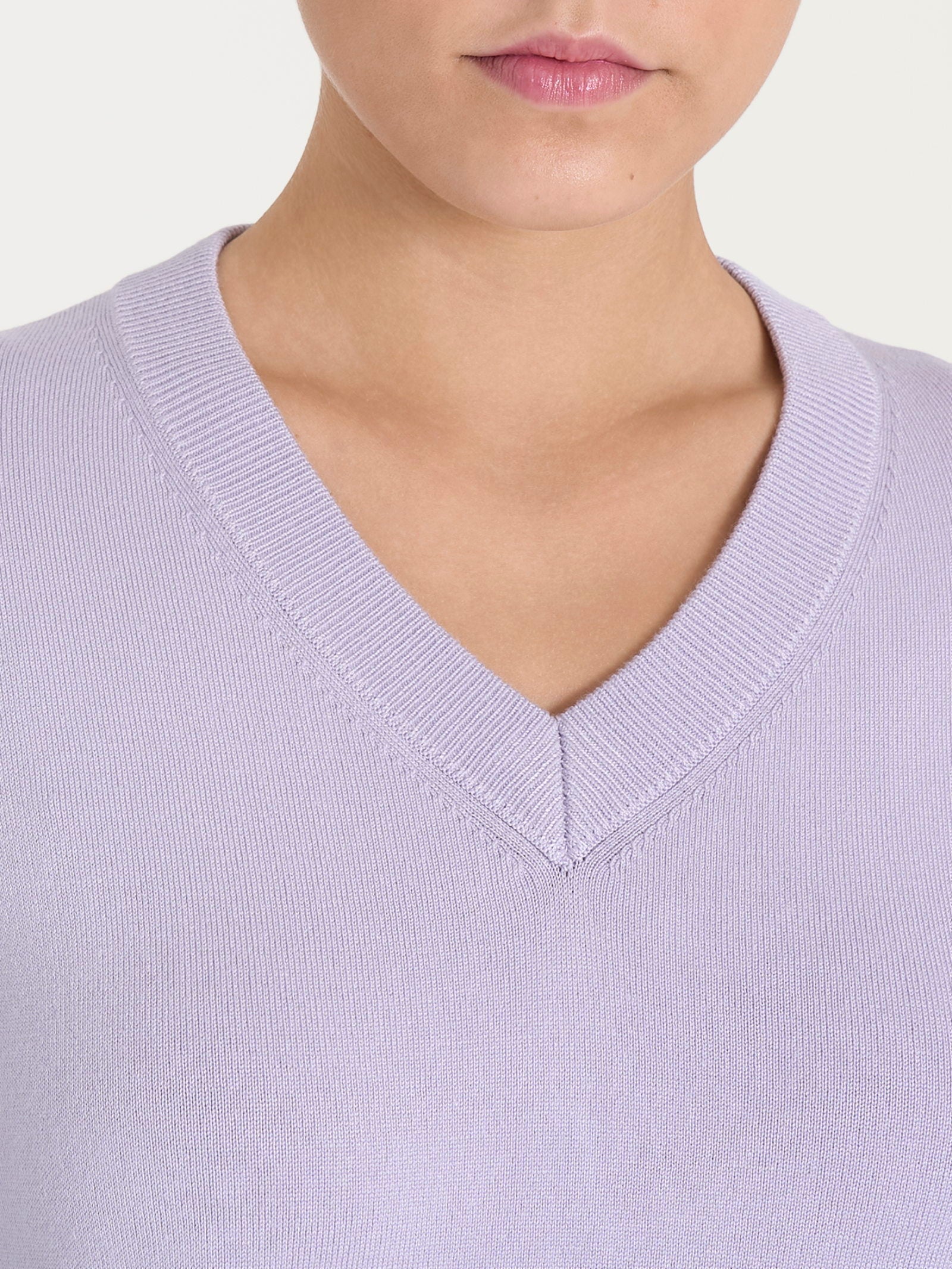 Maglia con scollo a V Four Seasons Rosa Donna - Ragno