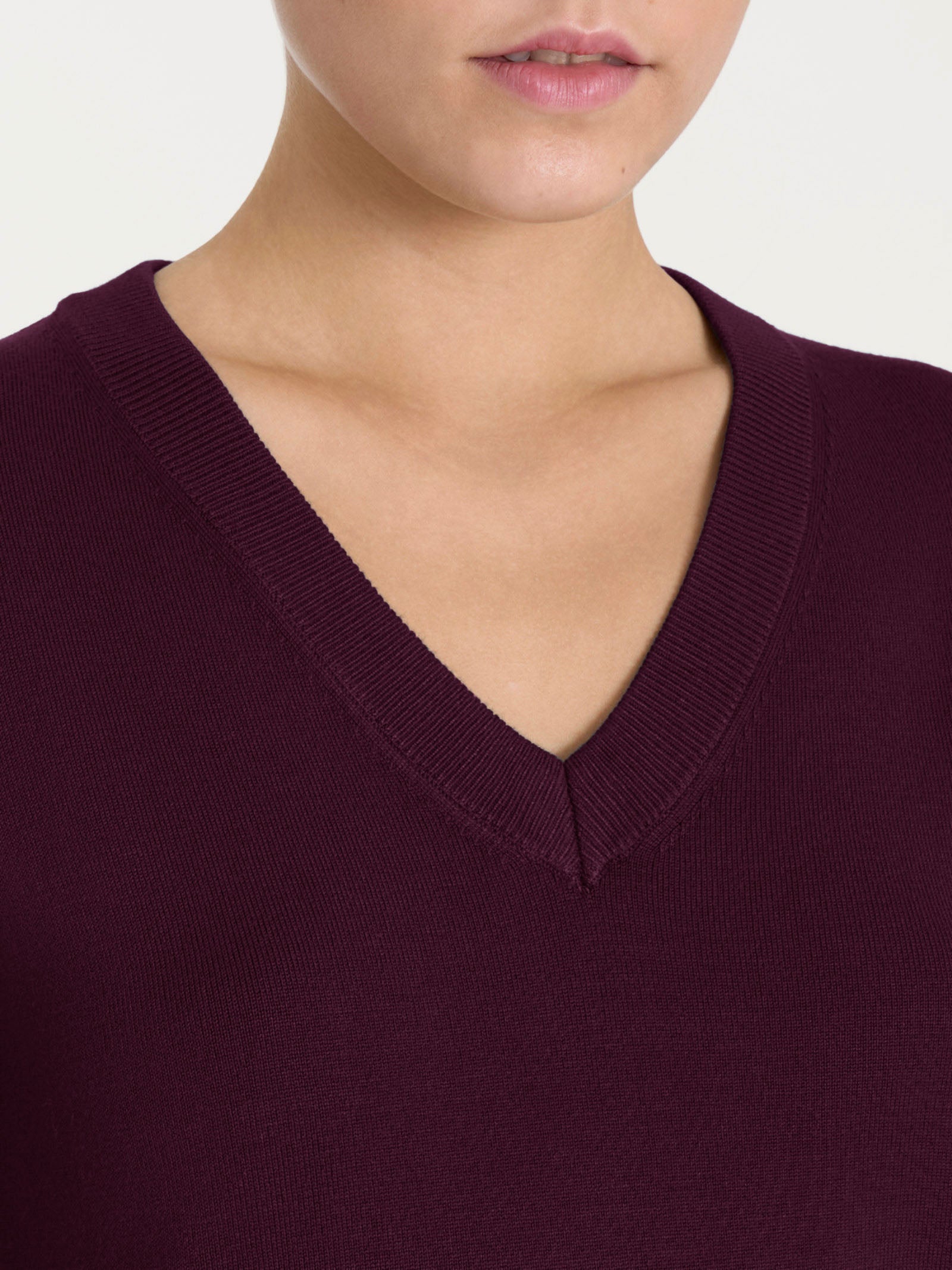 Maglia con scollo a V Four Seasons Viola Donna - Ragno