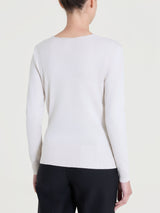 Maglia a portafoglio Four Seasons Bianchi Donna - Ragno