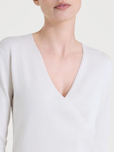 Maglia a portafoglio Four Seasons Bianchi Donna - Ragno