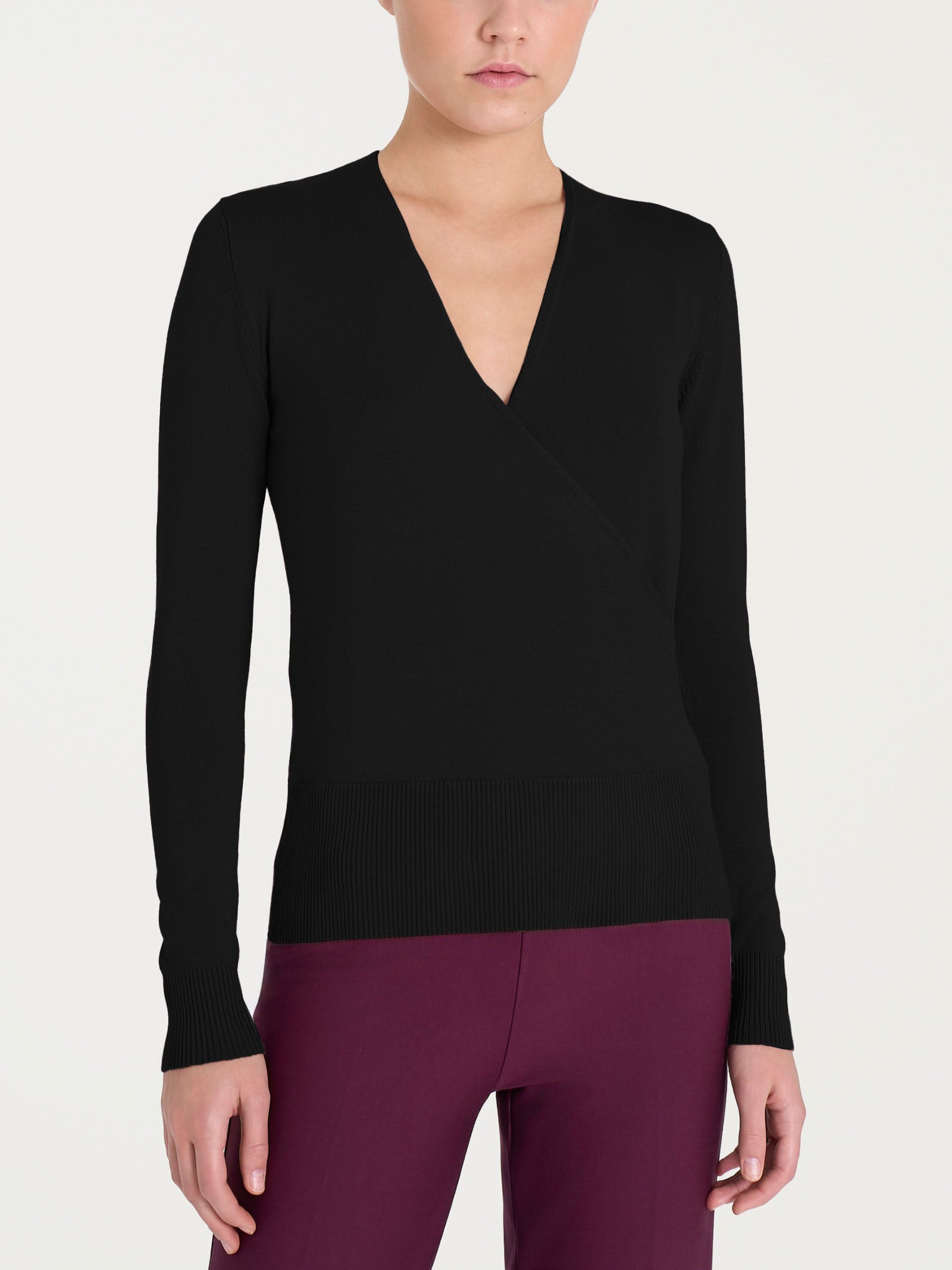 Maglia a portafoglio Four Seasons Neri Donna - Ragno