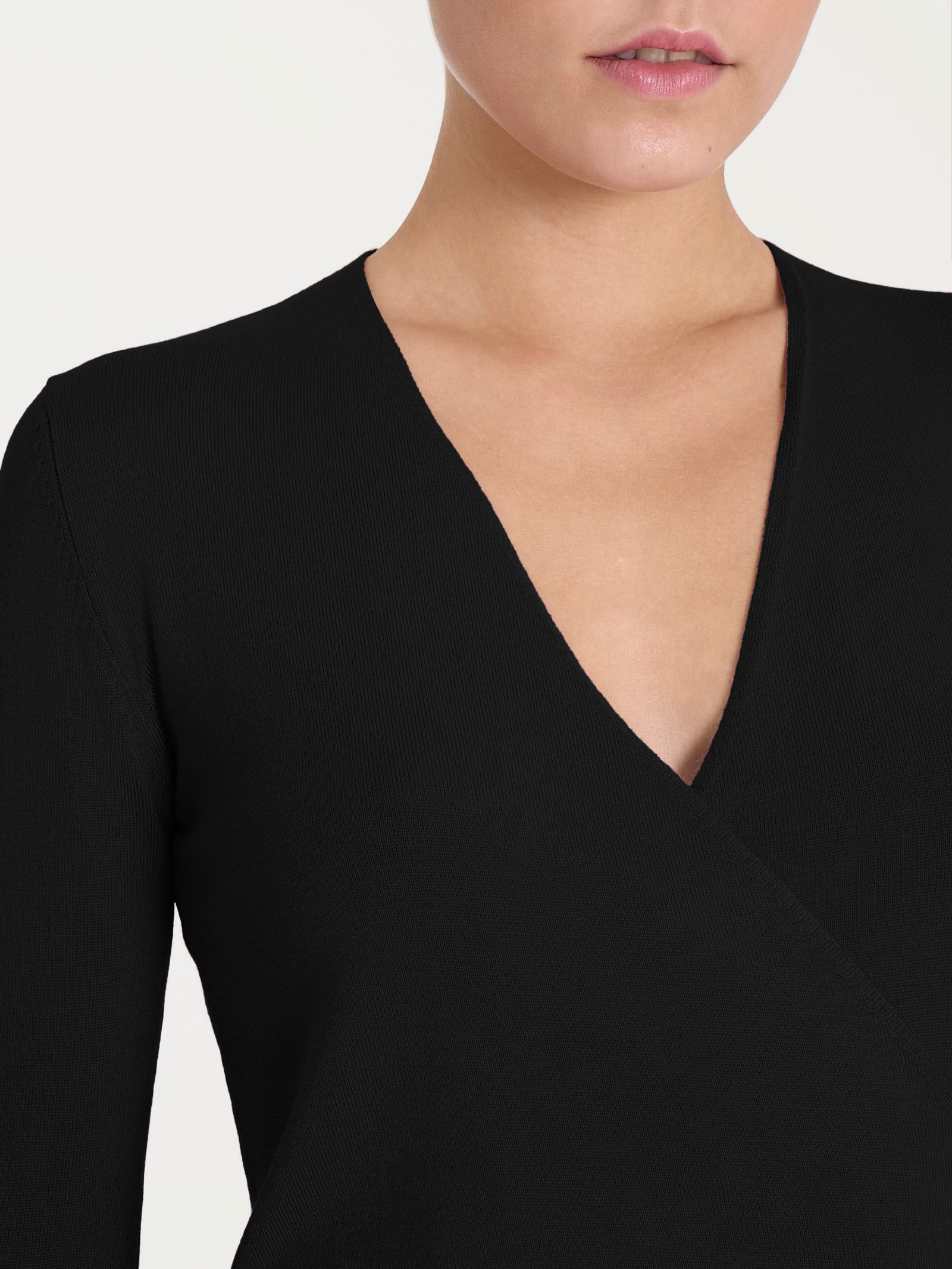 Maglia a portafoglio Four Seasons Neri Donna - Ragno