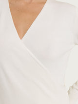 Maglia a portafoglio Four Seasons Bianchi Donna - Ragno