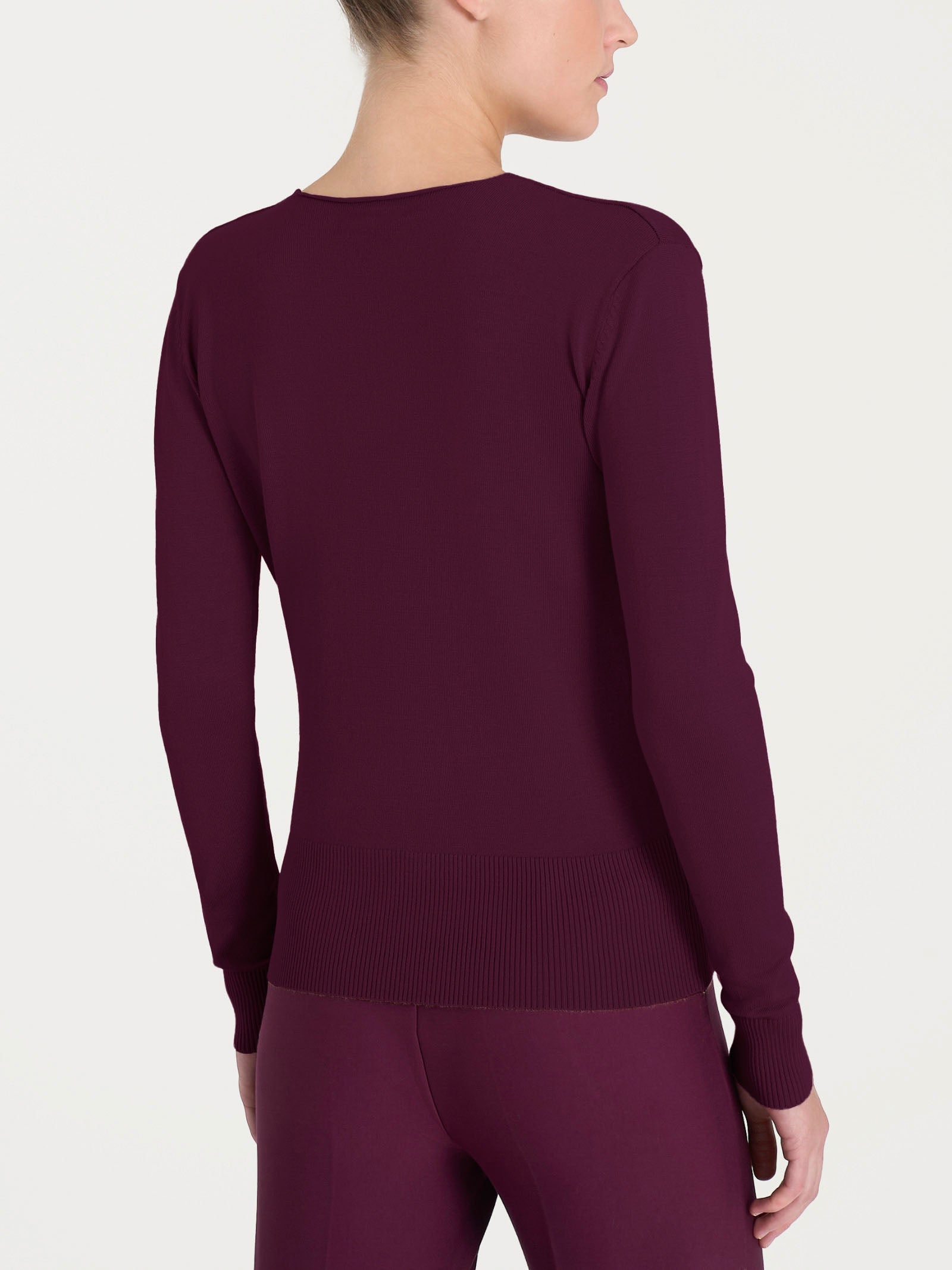 Maglia a portafoglio Four Seasons Viola Donna - Ragno