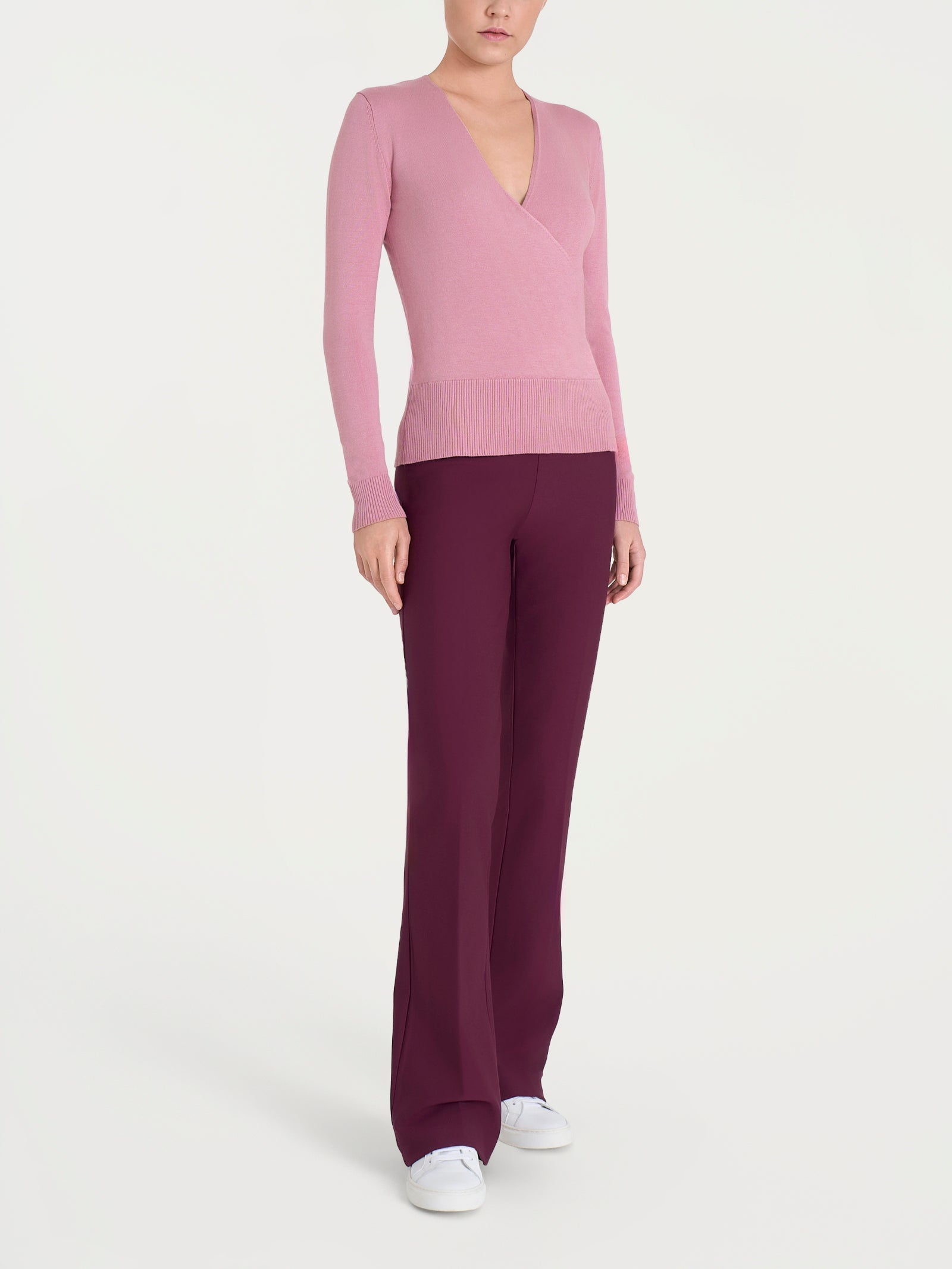 Maglia a portafoglio Four Seasons Rosa Donna - Ragno