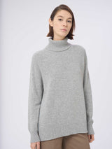 Pullover con collo roulè in Cashmere Blend -  - Ragno