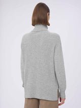 Pullover con collo roulè in Cashmere Blend -  - Ragno