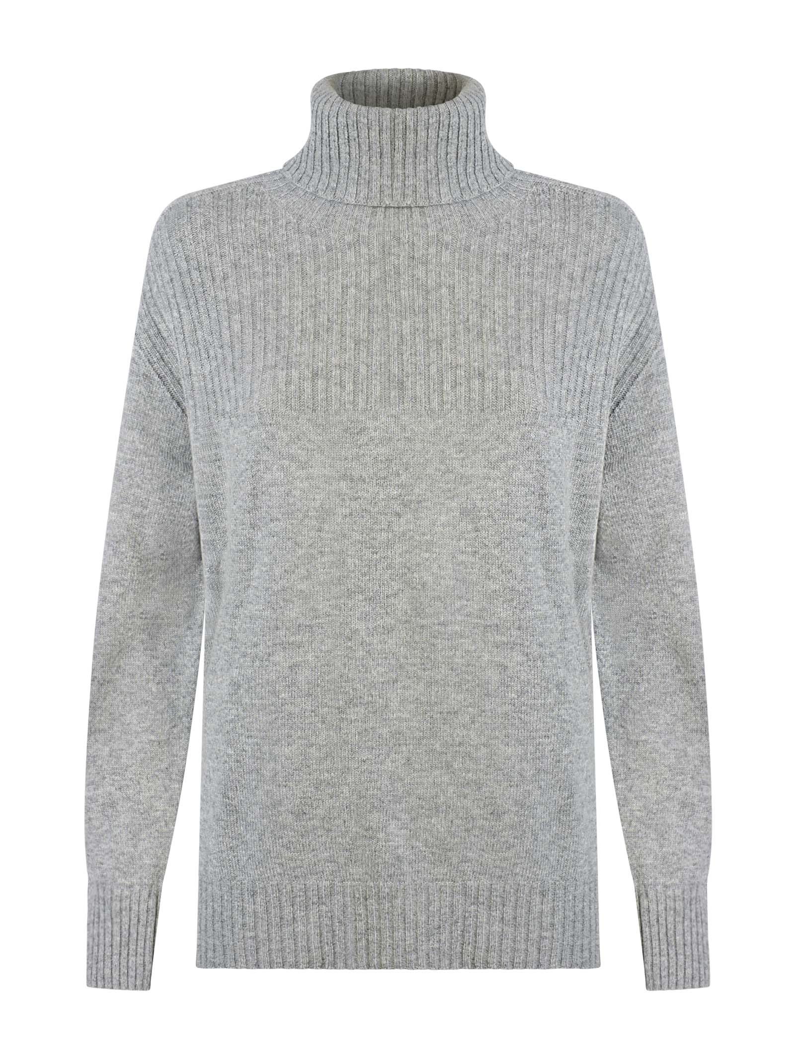 Pullover con collo roulè in Cashmere Blend -  - Ragno