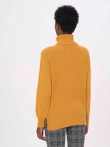 Pullover con collo roulè in Cashmere Blend -  - Ragno