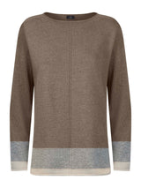 Pullover con collo a barchetta in Cashmere Blend -  - Ragno