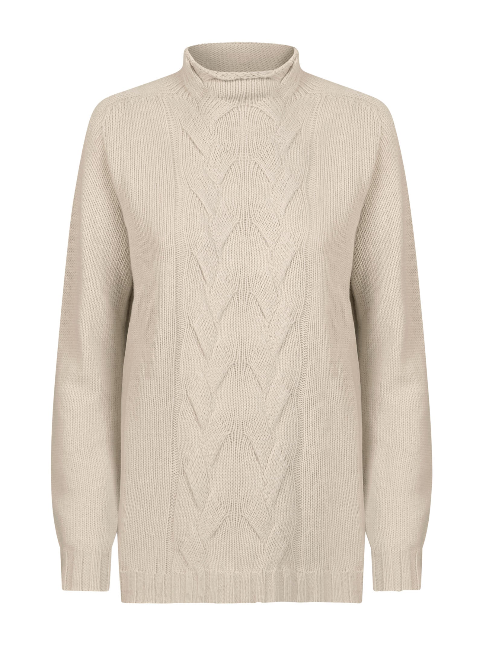 Pullover con collo vulcano in Cashmere Blend -  - Ragno