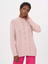 Pullover con collo vulcano in Cashmere Blend -  - Ragno