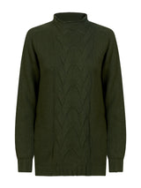 Pullover con collo vulcano in Cashmere Blend -  - Ragno