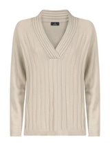 Pullover con scollo a V in Cashmere Blend -  - Ragno