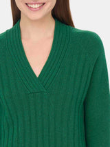 Pullover con scollo a V in Cashmere Blend -  - Ragno