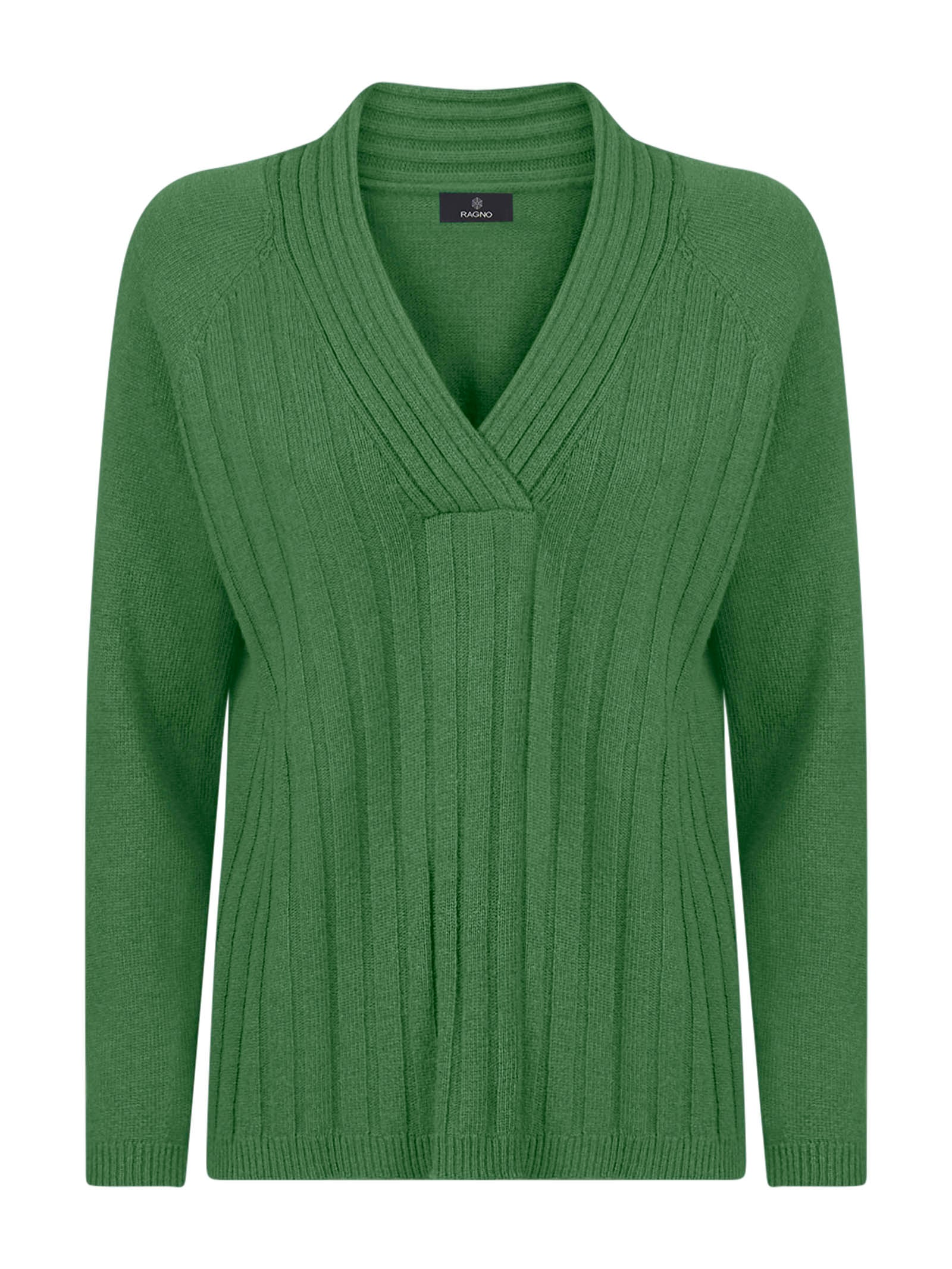 Pullover con scollo a V in Cashmere Blend -  - Ragno