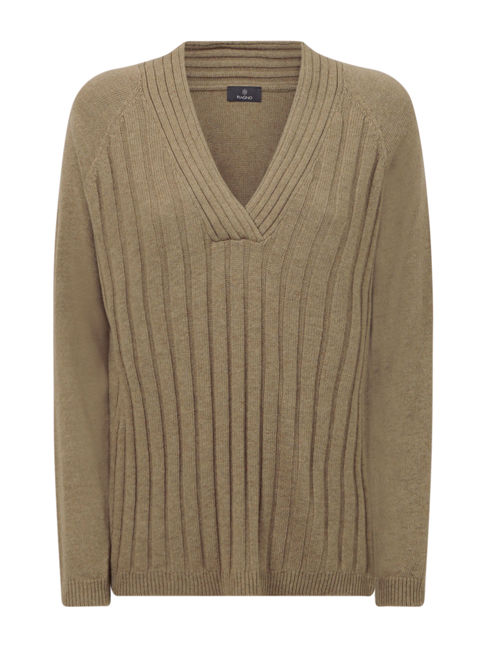 Pullover con scollo a V in Cashmere Blend -  - Ragno