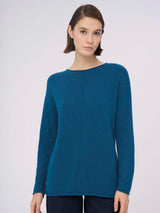 Pullover con scollo a barchetta in Cashmere Blend -  - Ragno