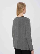 Maglia con collo a barchetta in filato Winter Cotton -  - Ragno